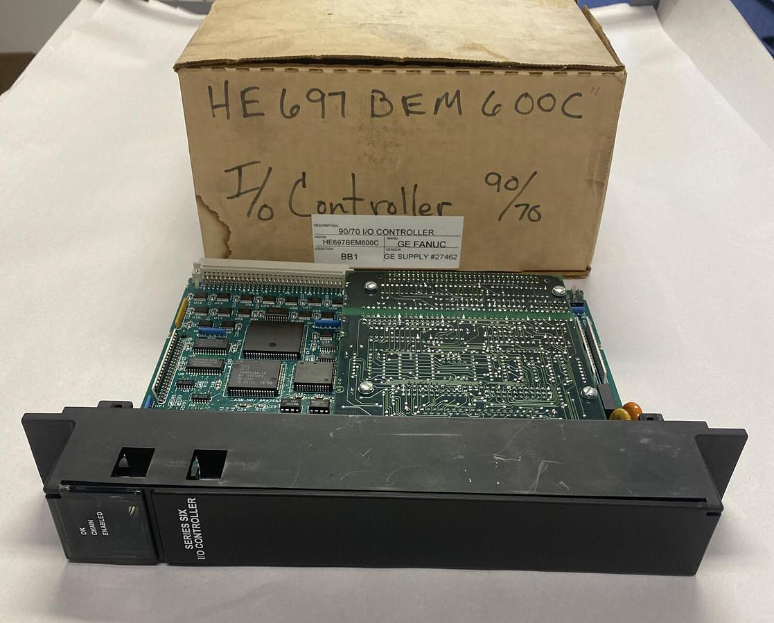 Used HORNER GE Fanuc,HE697BEM600C,SERIES SIX I/O CONTROLLER NEW