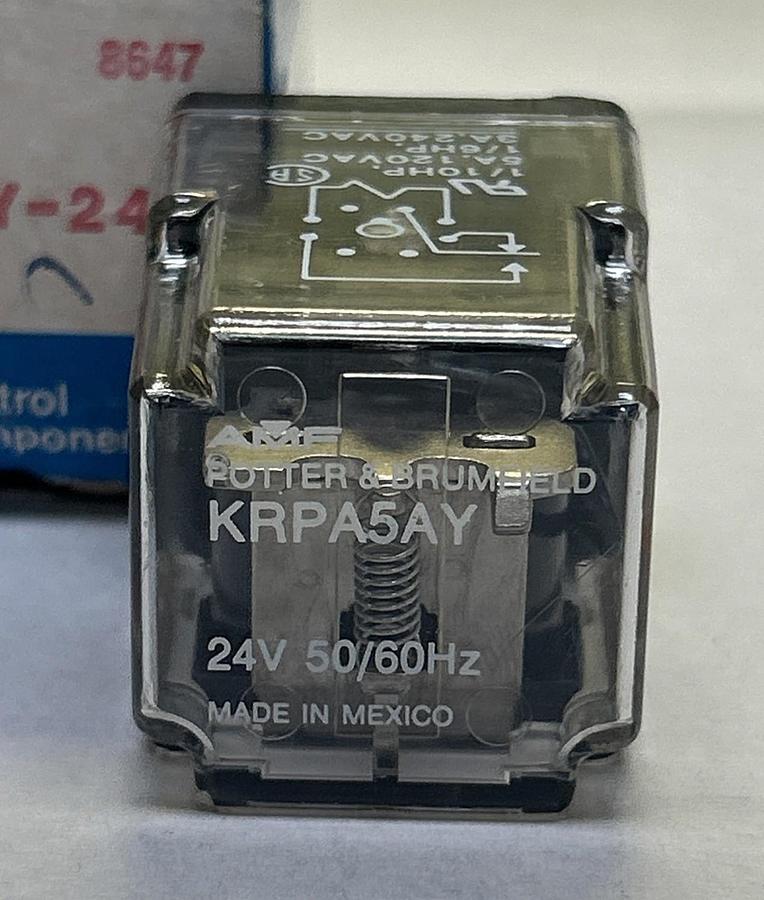 POTTER & BRUMFIELD,KRP45AY-24V,RELAY NOS