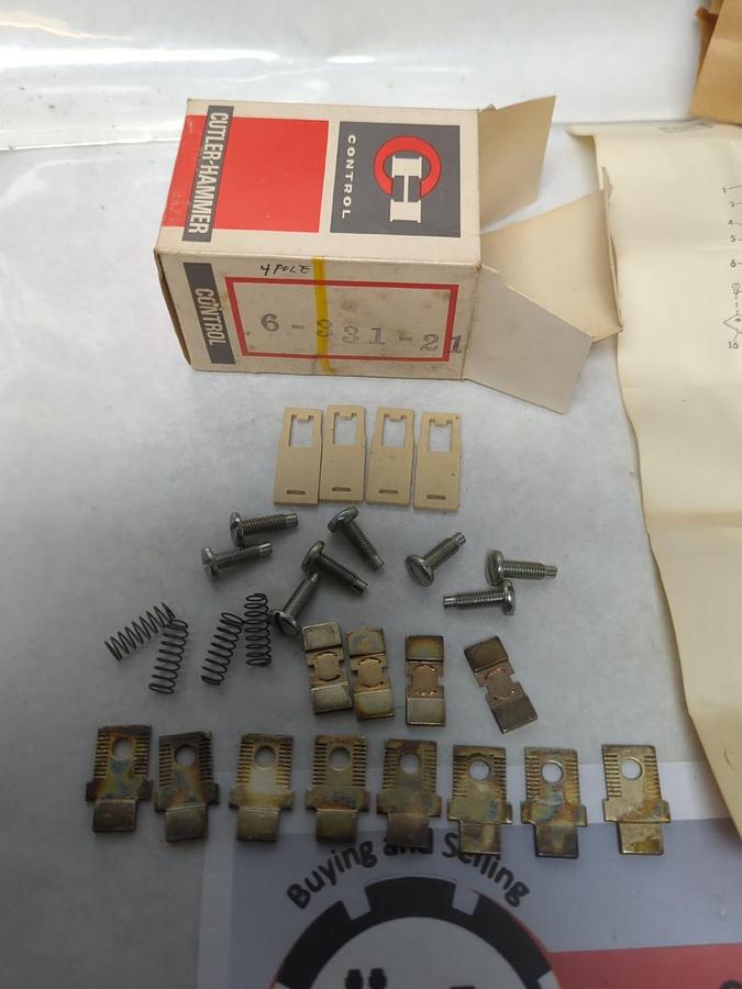 CUTLER-HAMMER,6-331-21,CONTACT PARTS KIT NOS