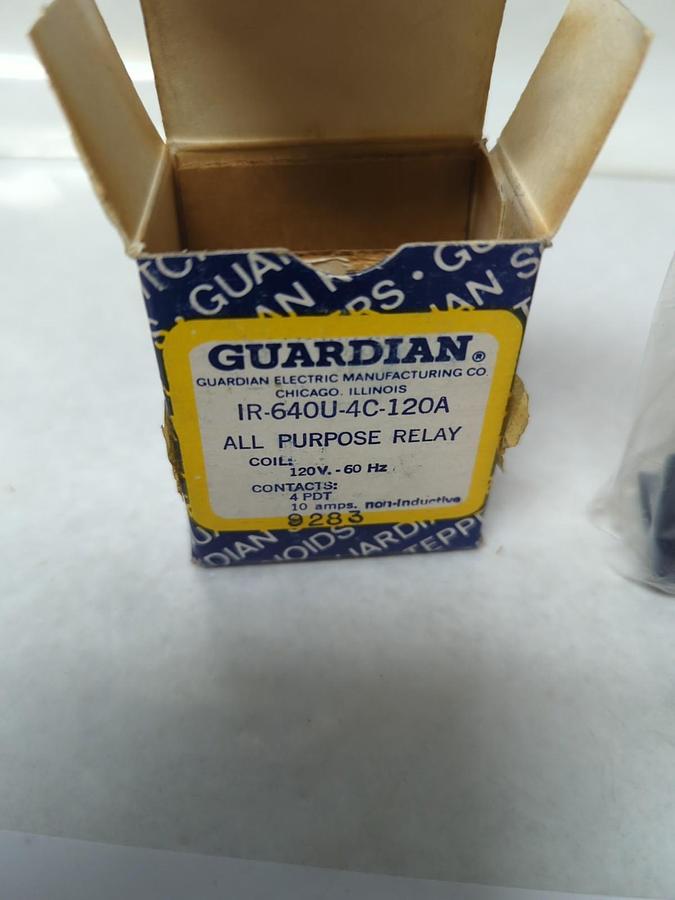 GUARDIAN,IR-640U-4C-120A,POWER RELAY 9283 NOS