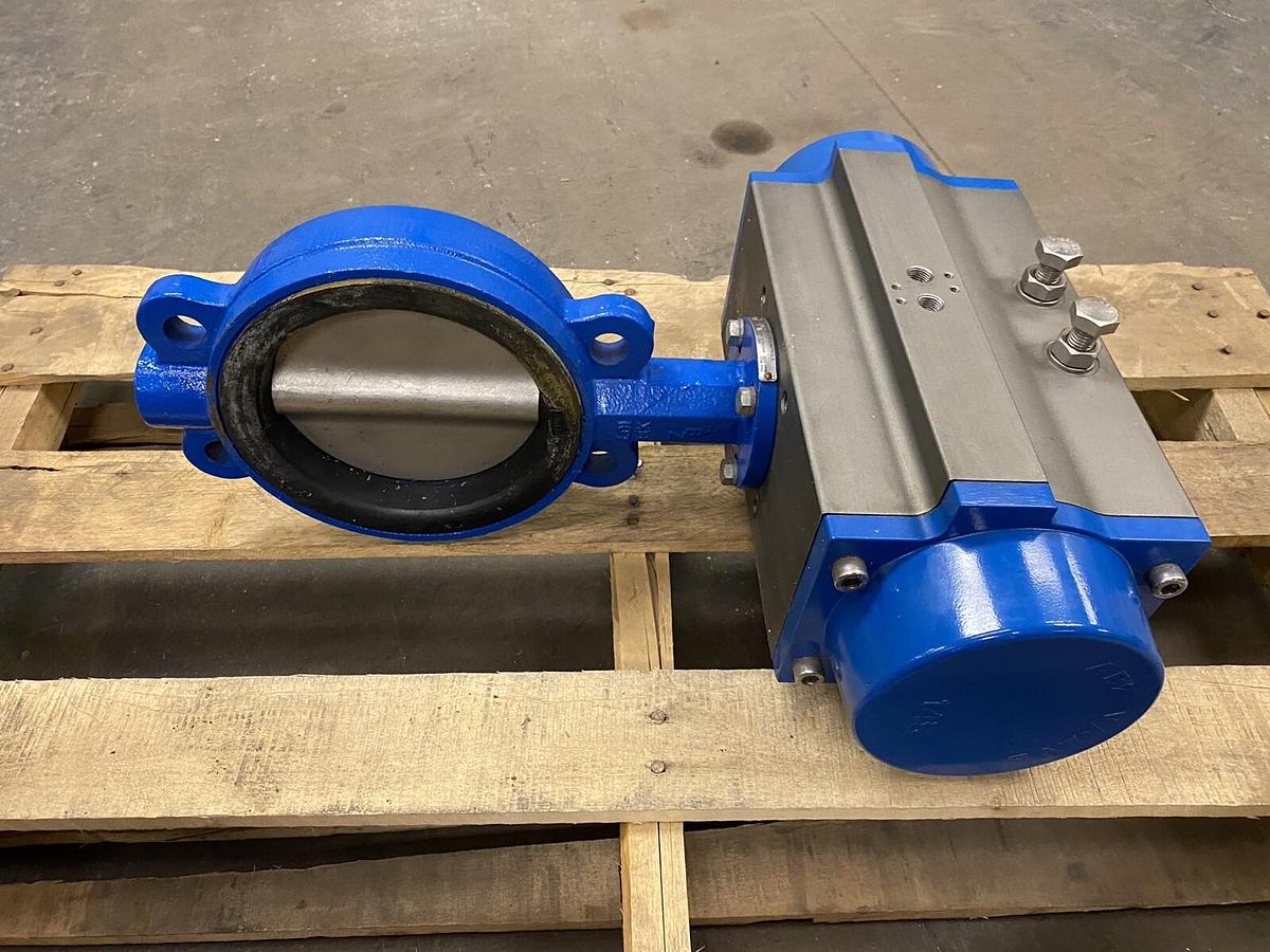 Used ABZ,815,6 Inch Actuator Butterfly Valve 200PSI