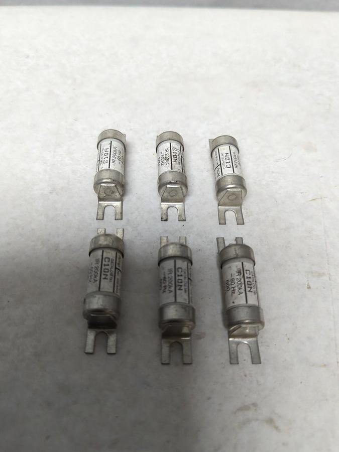 ENGLISH ELECTRIC,C10N,10 AMP 600V FUSE LOT OF 6 NOS