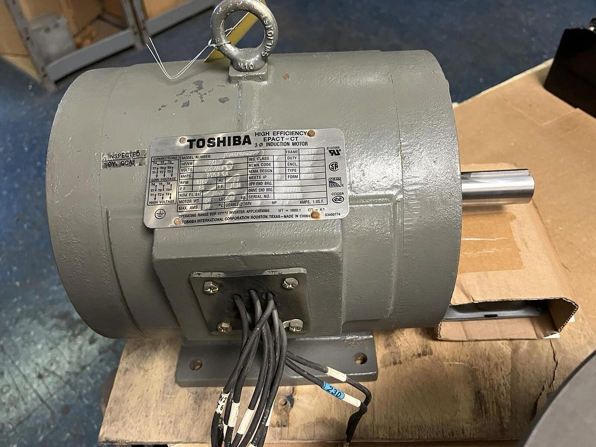 TOSHIBA,0026DPSA21A-P,E-PACT INDUCTION MOTOR 2HP 3PH 184T