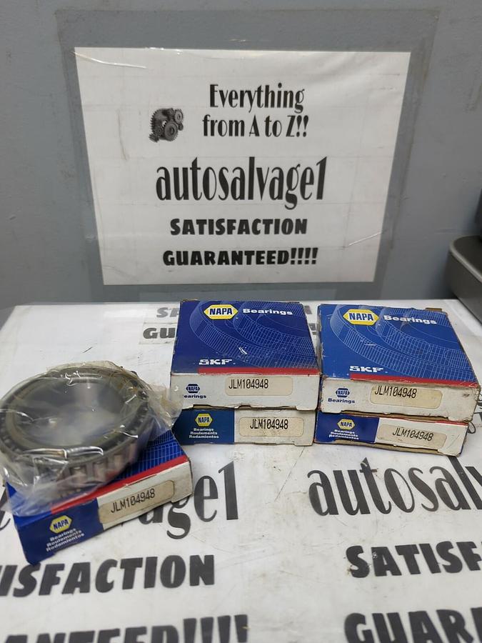 NAPA SKF,JLM104948,WHEEL BEARING CONE LOT OF 5 NOS