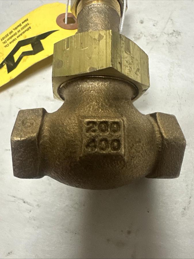Milwaukee,200SWP 400WOG,1/4" Brass Gate Valve Fig. 592