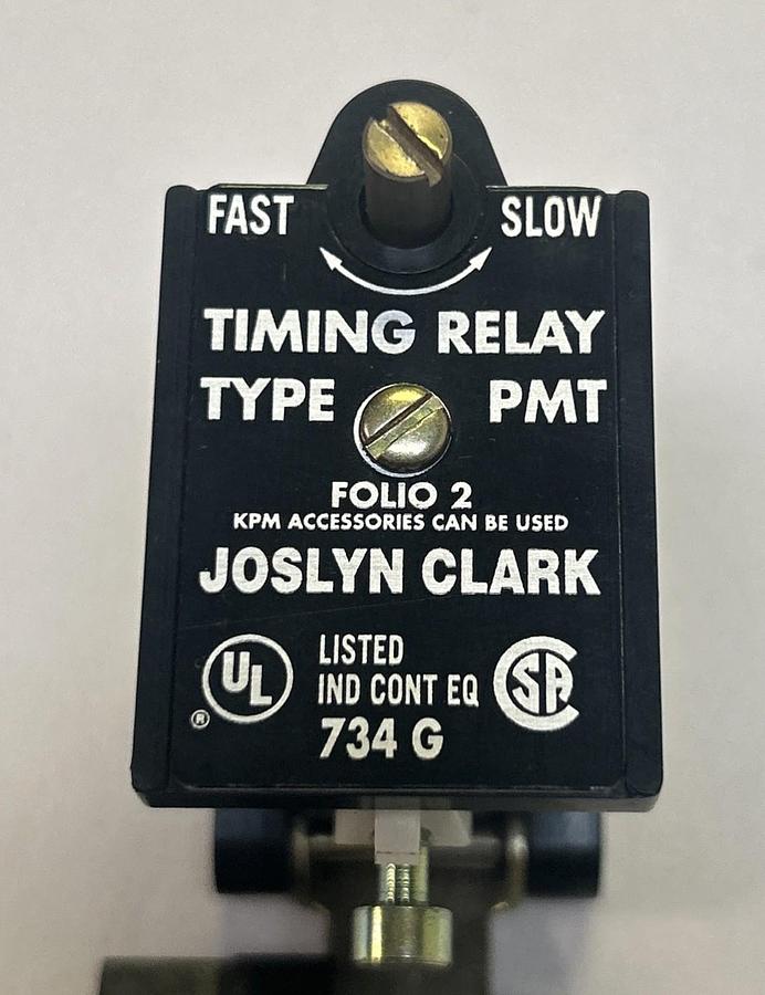 Used JOSLYN CLARK,734G,TIMING RELAY