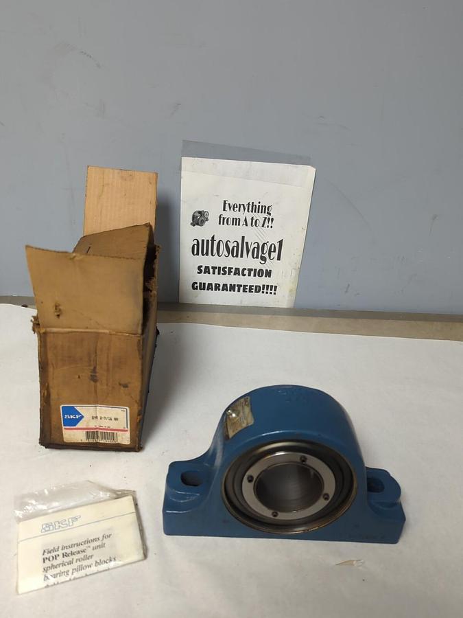 SKF,SYR-2-7/16 NH,PILLOW BLOCK 2-7/16 INCH BORE NOS