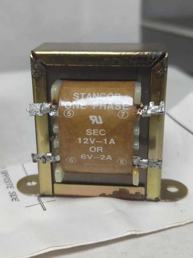 STANCOR,P-6375,CONTROL TRANSFORMER 1-PHASE NOS