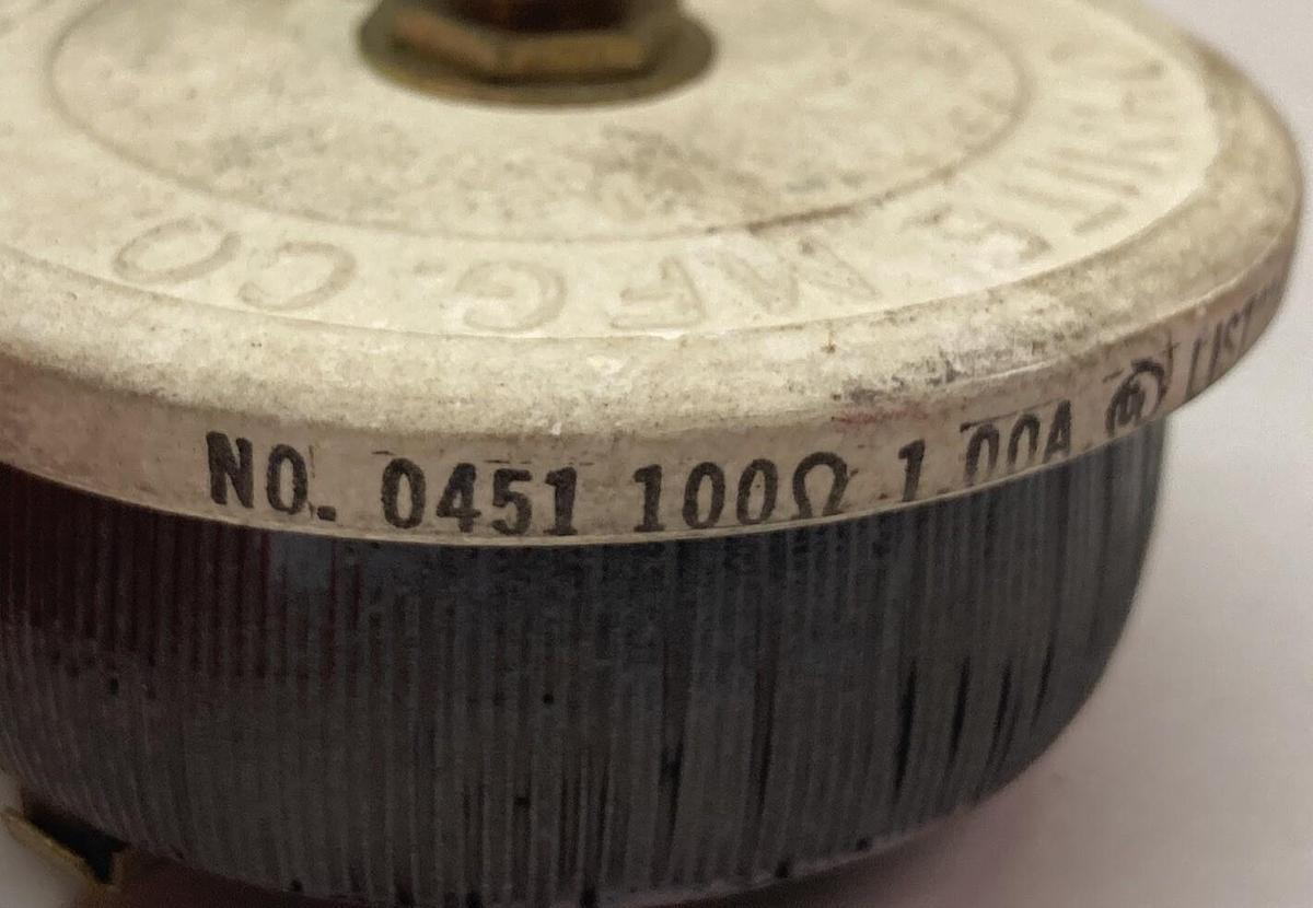 Ohmite,0451 1000,Rheostat 1.00A Series 8310