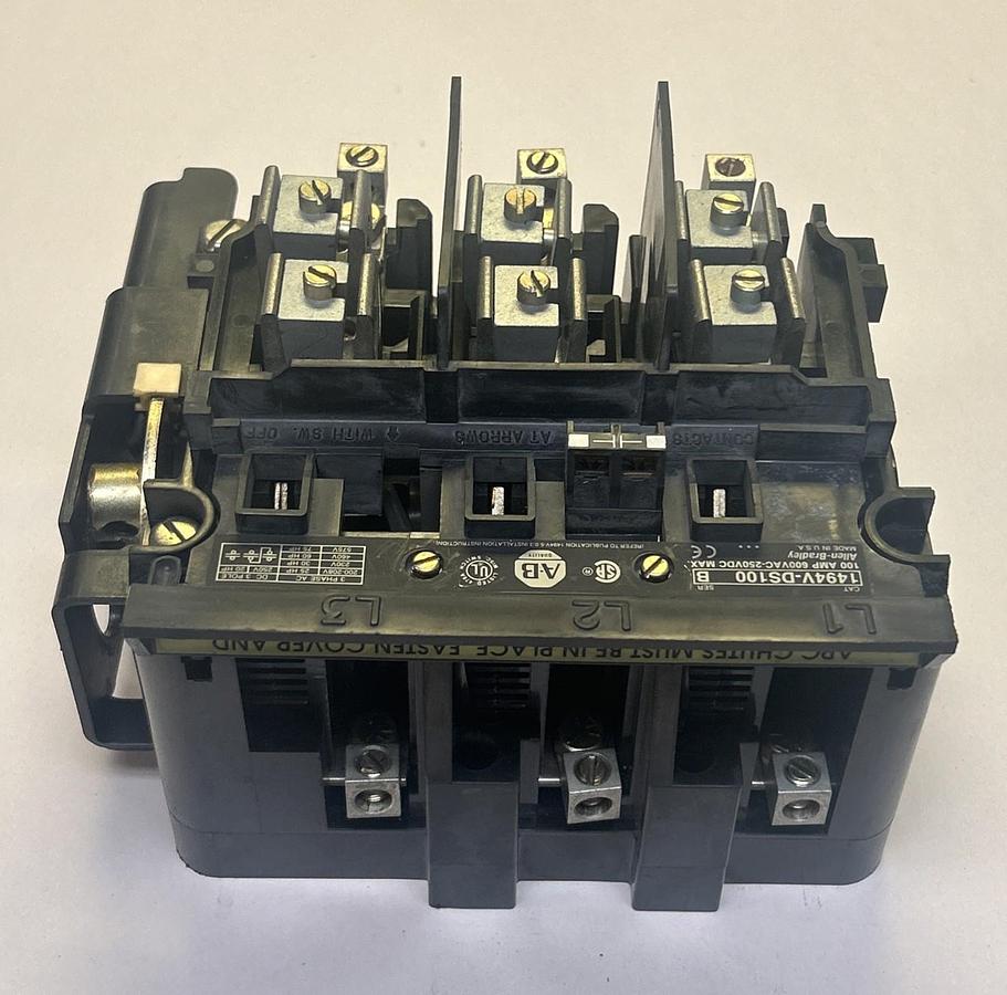 Used ALLEN BRADLEY,1494V-DS100,DISCONNECT SWITCH 100A 600V