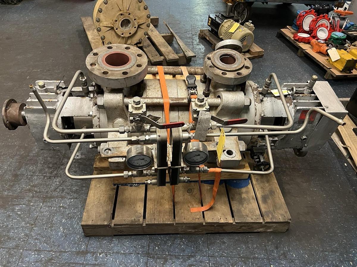 Used FLOWSERVE,3WX-10A6,WX BETWEEN BEARING HORIZONTAL MULTISTAGE PUMP Size 3