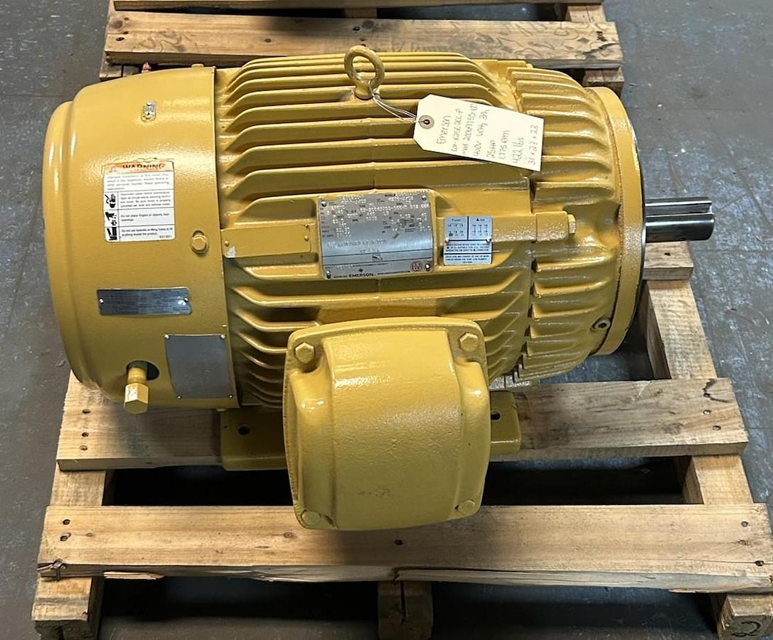 EMERSON,X25E2CC-P,MOTOR 25HP 460V 1775RPM 3PH 286TC FRAME