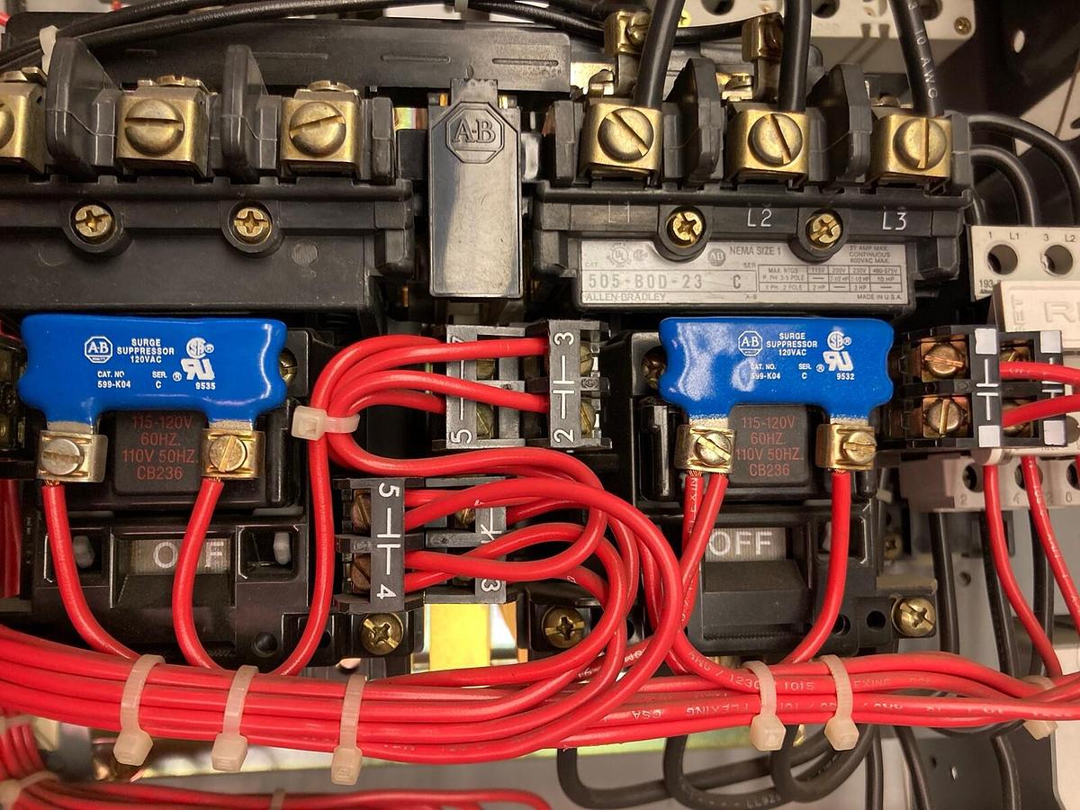 Used Allen-Bradley,2107,Size 1 Fused MCC 20 Inch Starter Feeder Bucket