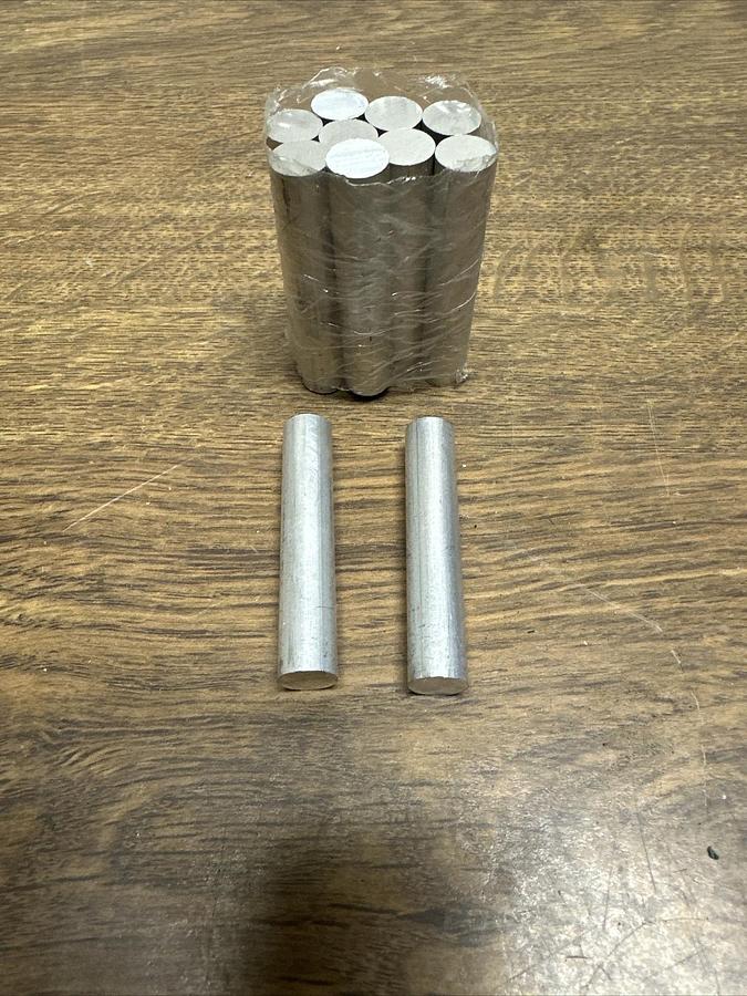 Allface,A-B010.52,Aluminum Dowel Rods 10mm x 52mm 11 Count