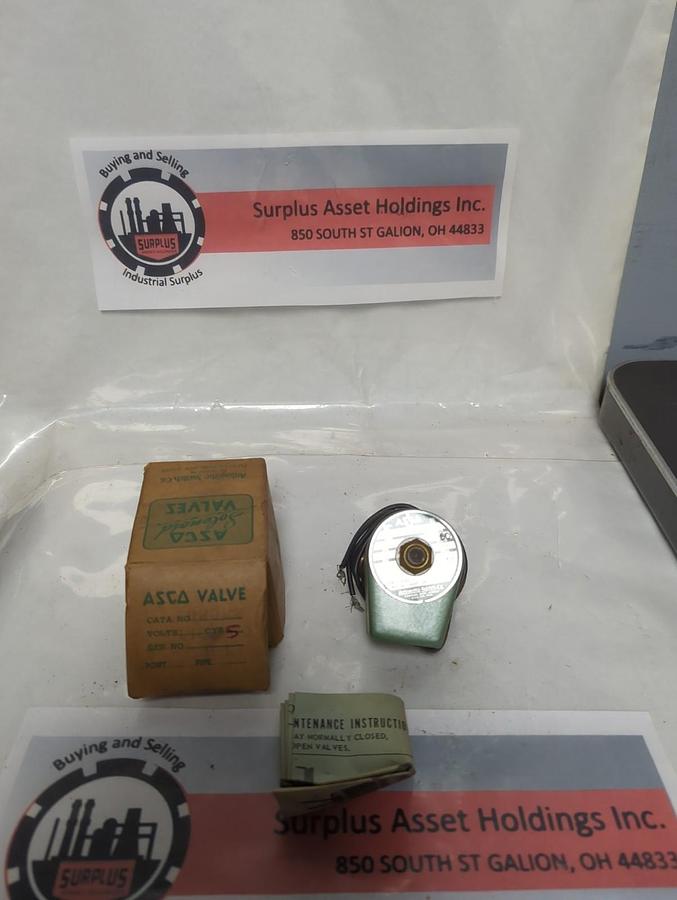 ASCO,82622-B1,SOLENOID VALVE 115V 50CY NOS