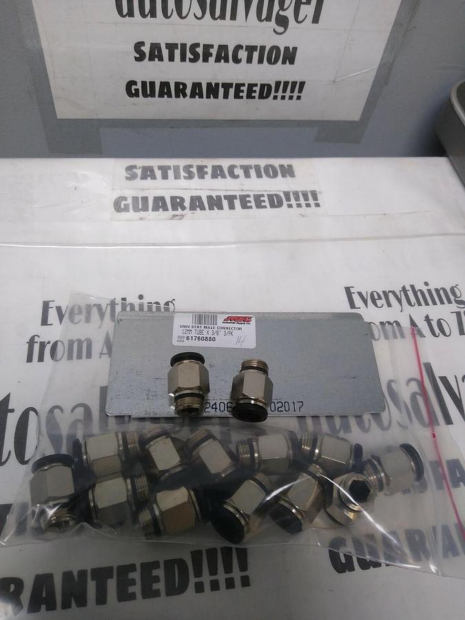 UNBRANDED,61760880,TUBE STRAIGHT MALE CONNECTOR 12MMX3/8 IN LOT OF 14 NOS