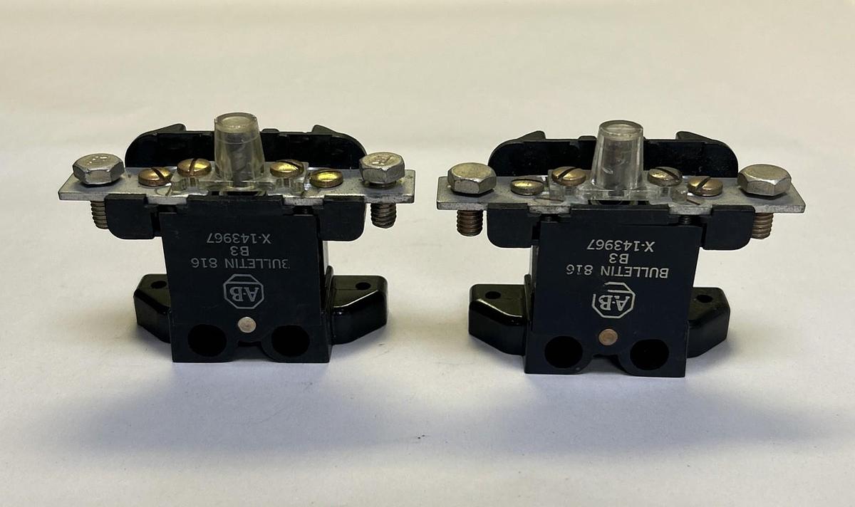 Used ALLEN BRADLEY,X-143967,OVERLOAD RELAY LOT OF 2