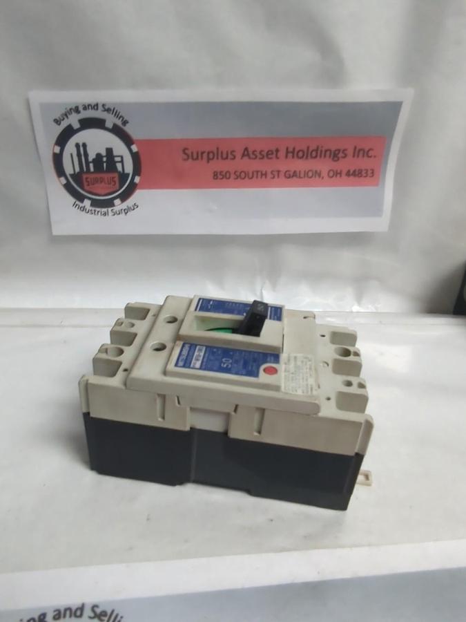 Used MITSUBISHI,NF50-SWU050,NO FUSE BREAKER 50A 3-POLE PRE-OWNED