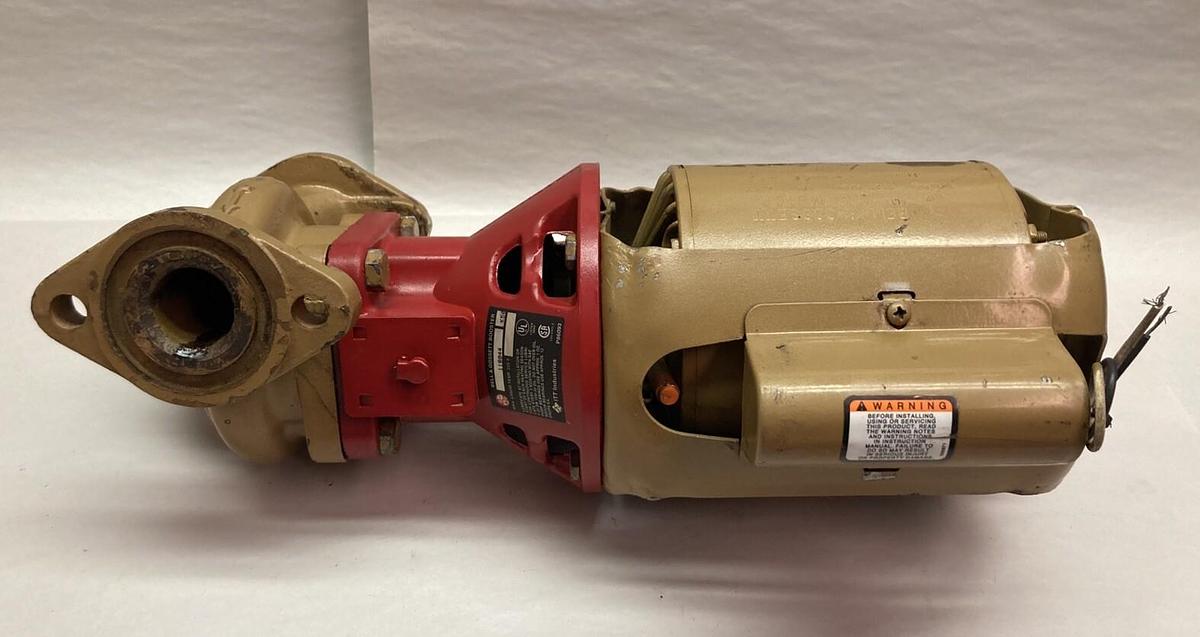 Used Bell & Gossett,P06441,1-Phase Alternating Current Motor 1725RPM 1/12HP 60CY