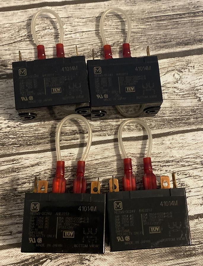 Matsushita,AHE2212 HE2aN-DC24V,Power Relay Lot Of 4