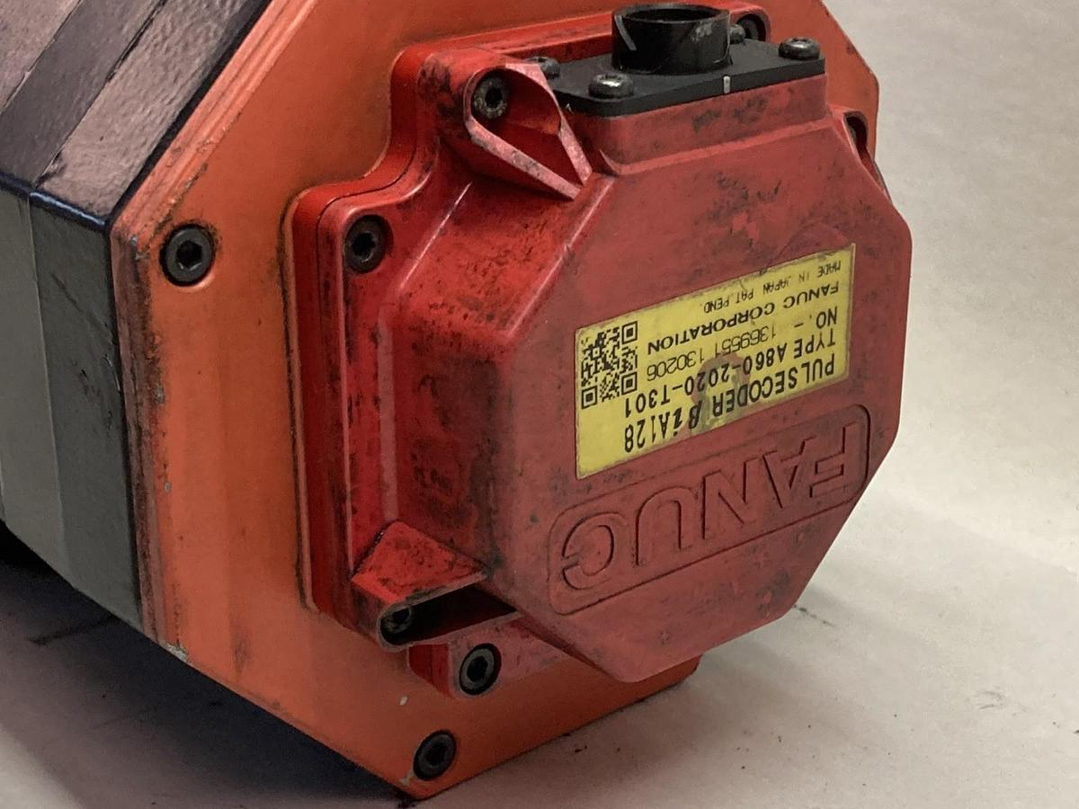 Used Fanuc,A06B-0075-B503,3-Phase AC Servo Motor 200-240V 50/60Hz
