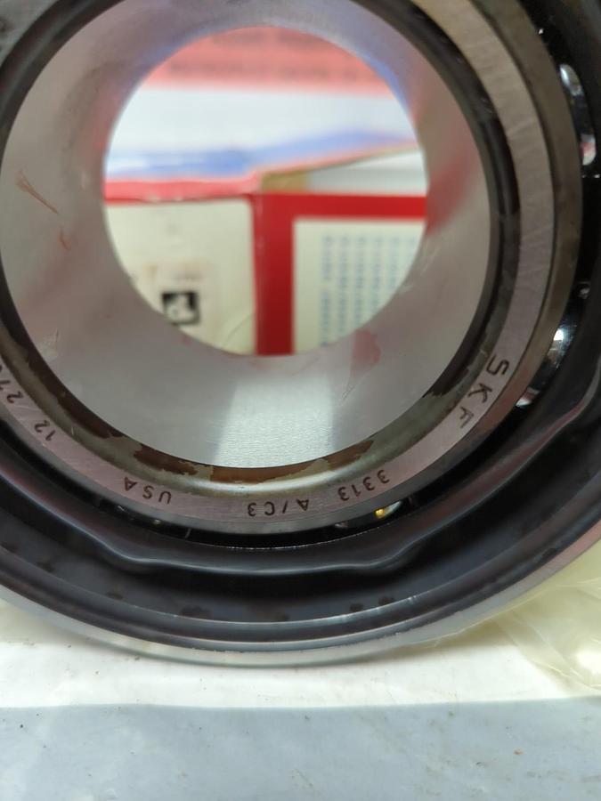 SKF,3313 A/C3,DOUBLE ROW ANGULAR CONTACT BEARING NOS