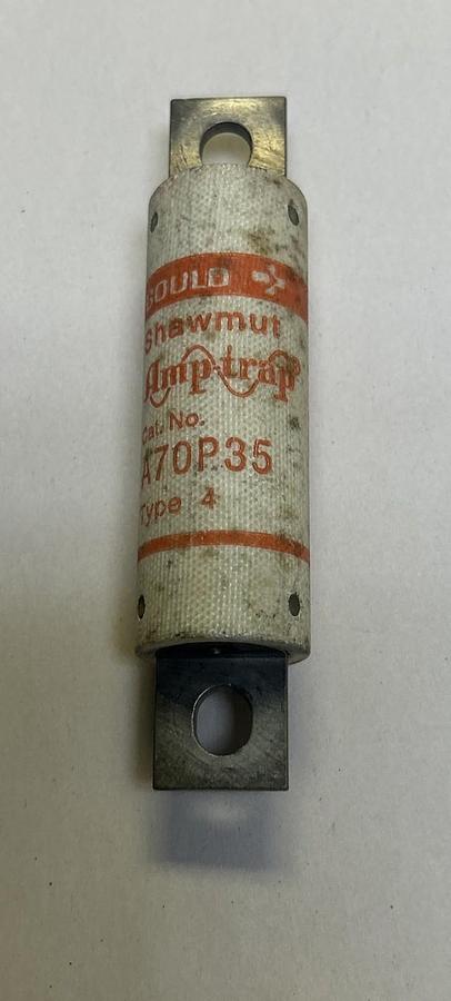 Used GOULD SHAWMUT,A70P35,FUSE 35A 700V
