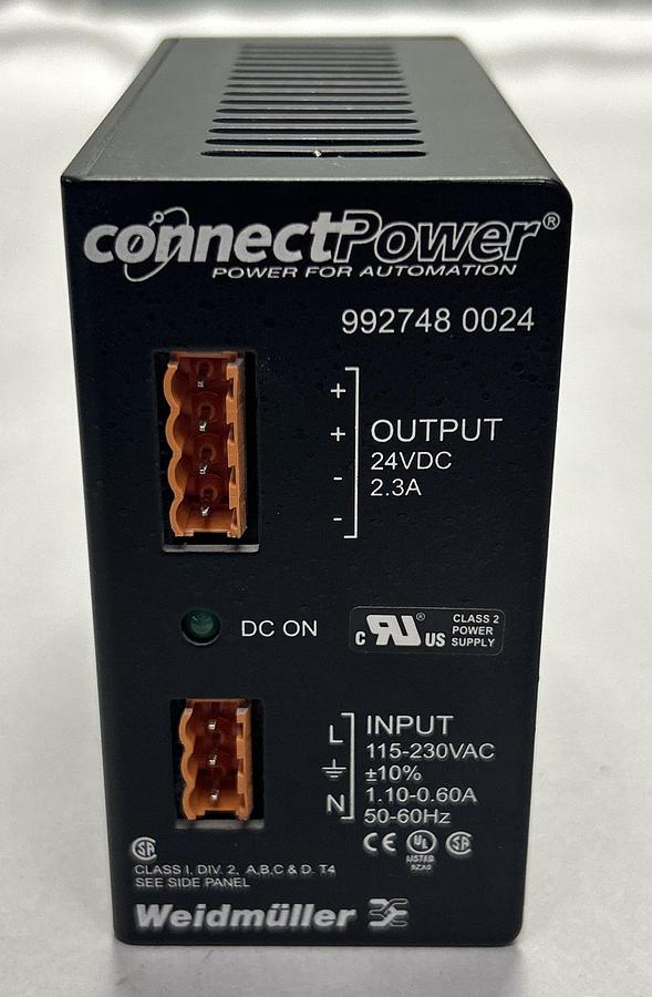 Used WEIDMULLER,9927480024,POWER SUPPLY