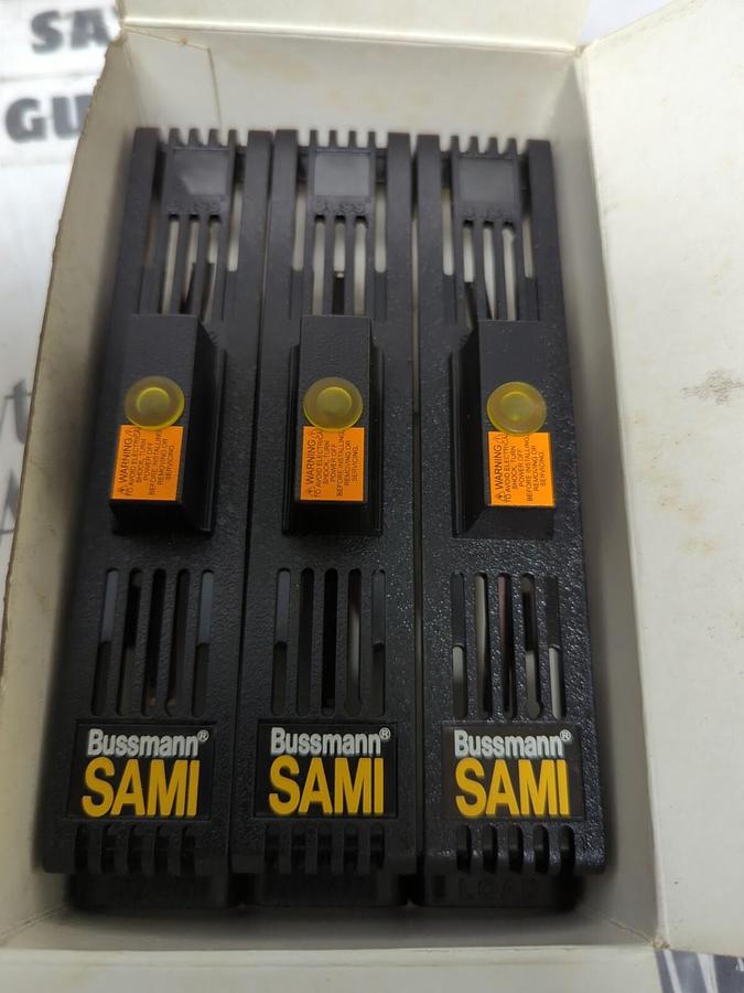 BUSSMANN,SAMI-21,FUSE COVERS  BOX OF 3  600V RK K5 H 0-30 NOS