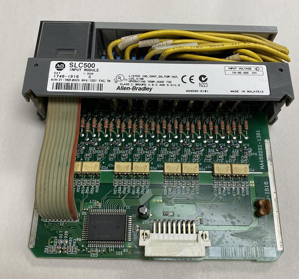 Used Allen-Bradley,1746-IB16,Series C SLC500 Input Module