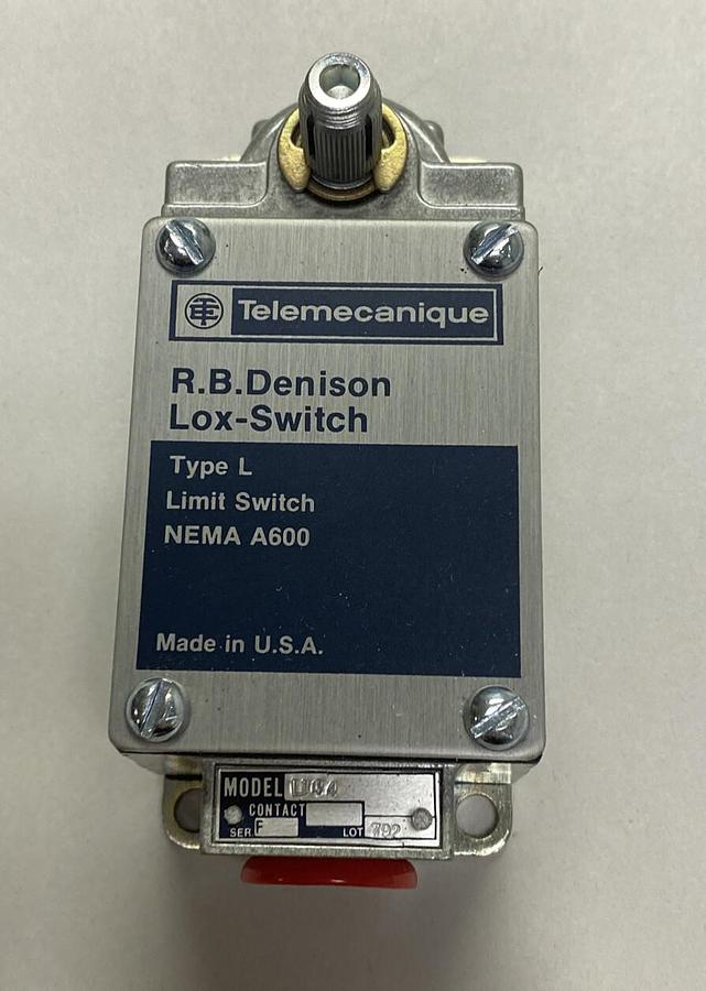 TELEMECANIQUE,NEMA A600 MODEL L144 R.B, DENISON LOX-SWITCH NEW NO BOX