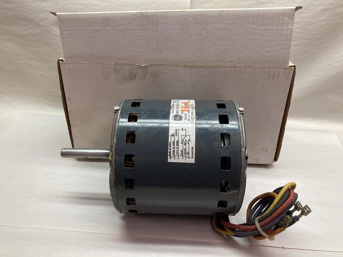 Used General Electric,5KCP39PG E728 S,1-Phase Motor 208-230v 60Hz 1625rpm
