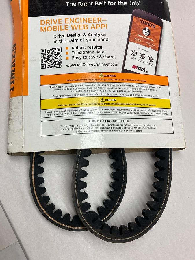 Timken,BX58,Gold-Ribbon Cog-Belt