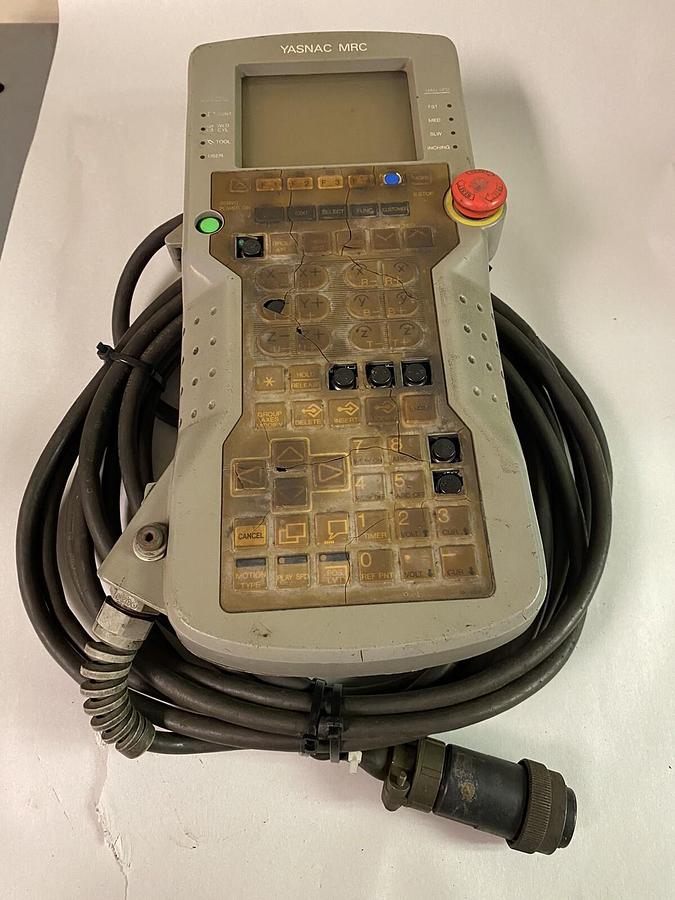 Used YASNAC,JZNC-MPP20E, MRC ROBOT CONTROLLER TEACH PENDANT
