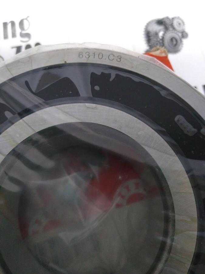 Used Fag,6310-2RSR-C3-L38,Deep Groove Ball Bearing NOS