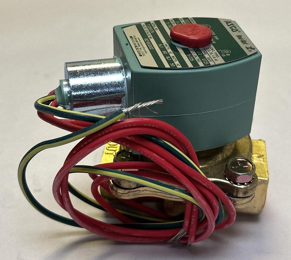 ASCO,8210G002,SOLENOID VALVE 1/2INCH 2W 110/120V NOS