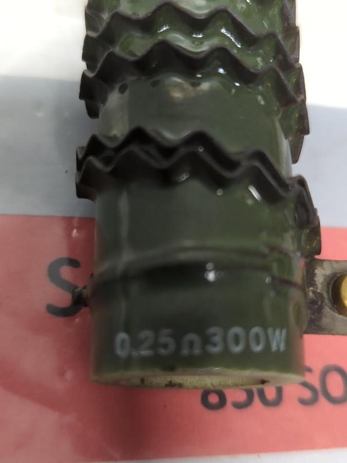Used UNBRANDED,80Z31D3,RESISTOR .25 OHNM 300W PRE-OWNED