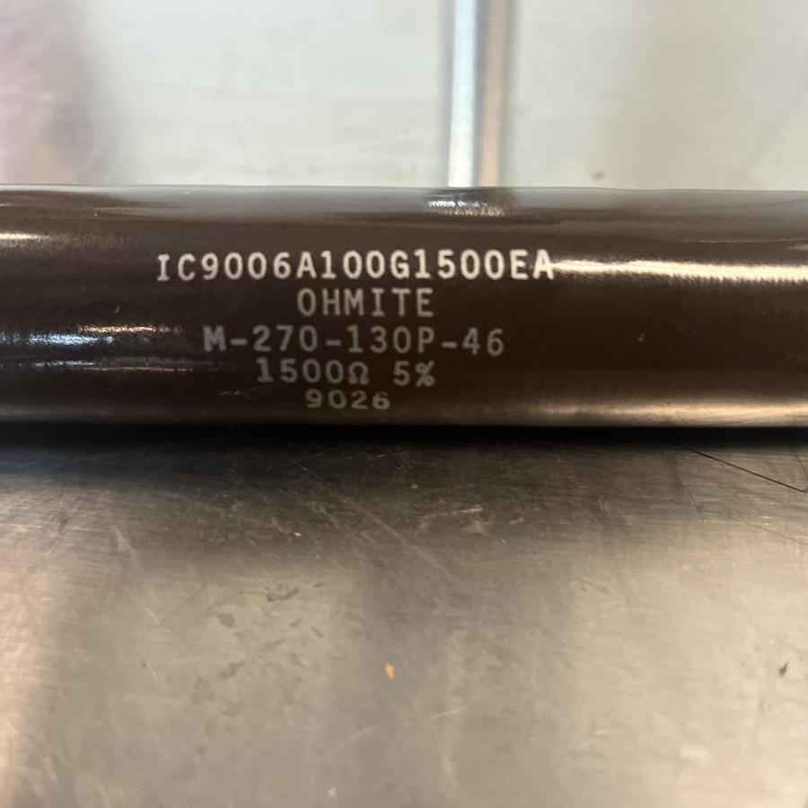 OHMITE,IC9006A100G1500EA,RESISTOR 1500 5%
