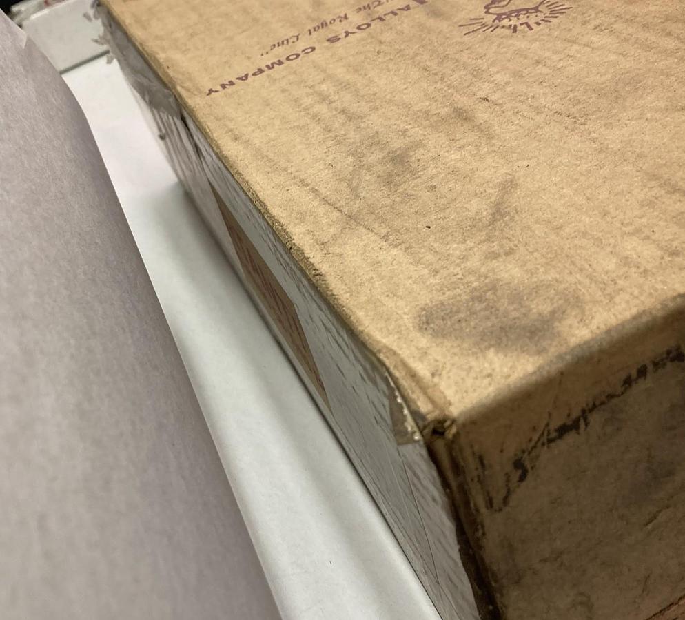 Used Crown Alloy,RE220M/EO,Super Alloy Electrodes 1/8 Inch Diameter M92577601