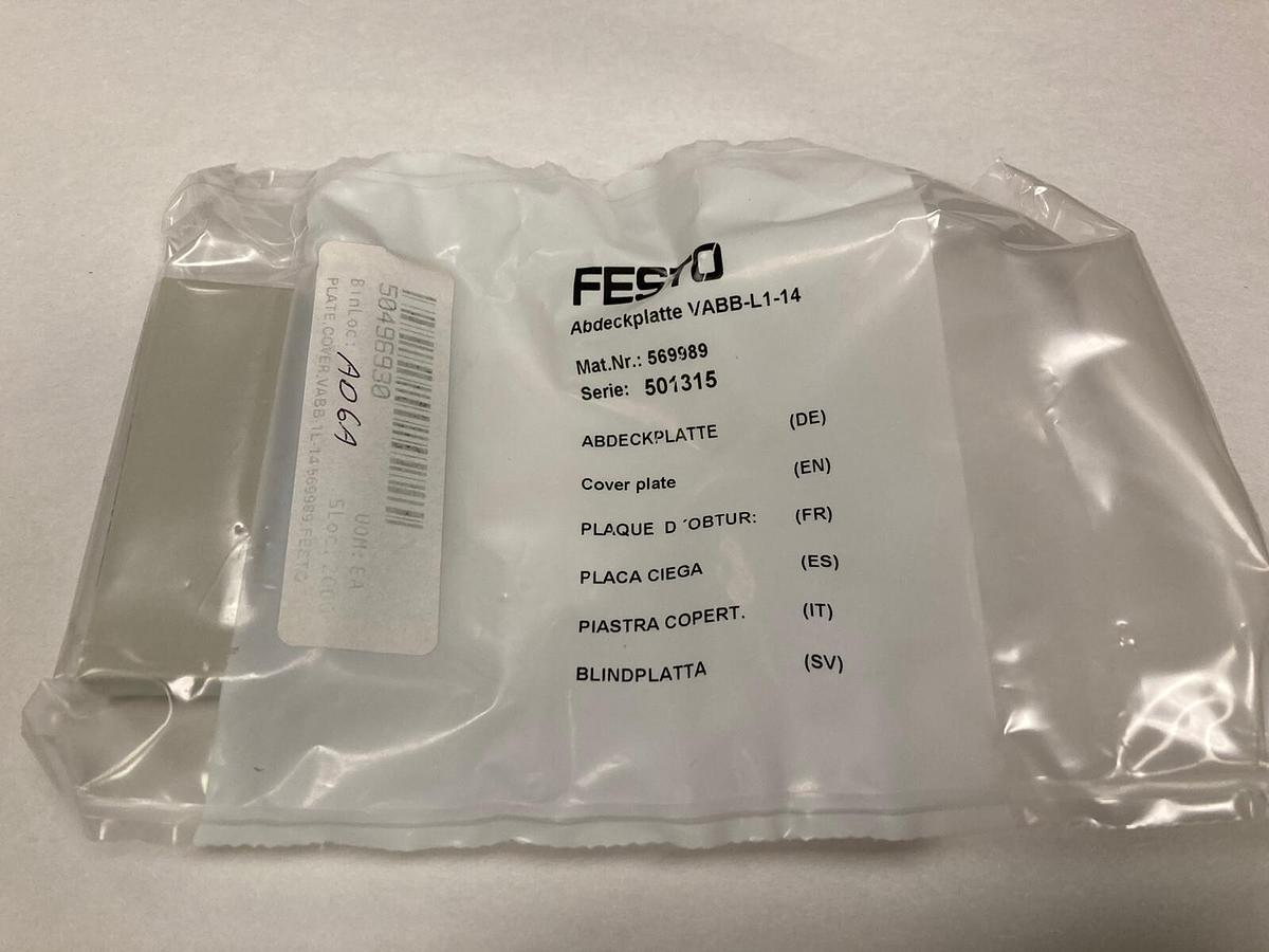 Used Festo,VABB-L1-14,Cover Plate