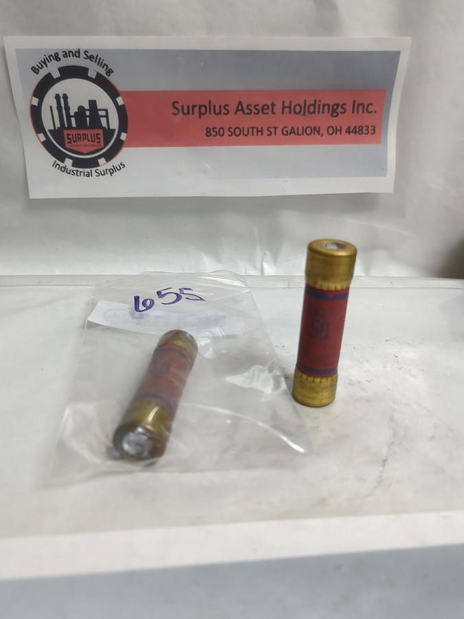 Used EAGLE ELECTRIC,655,FUSE 50 AMP LOT OF 2 PRE-OWNED