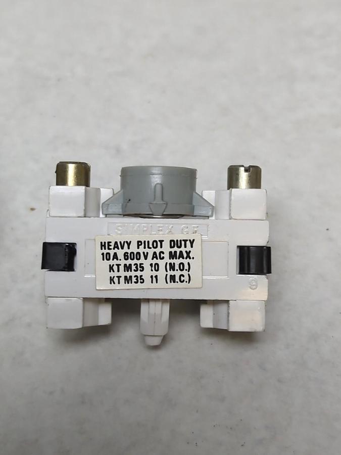 JOSLYN CLARK,KTM35-11,CONTACT BLOCK 10A 600V NOS