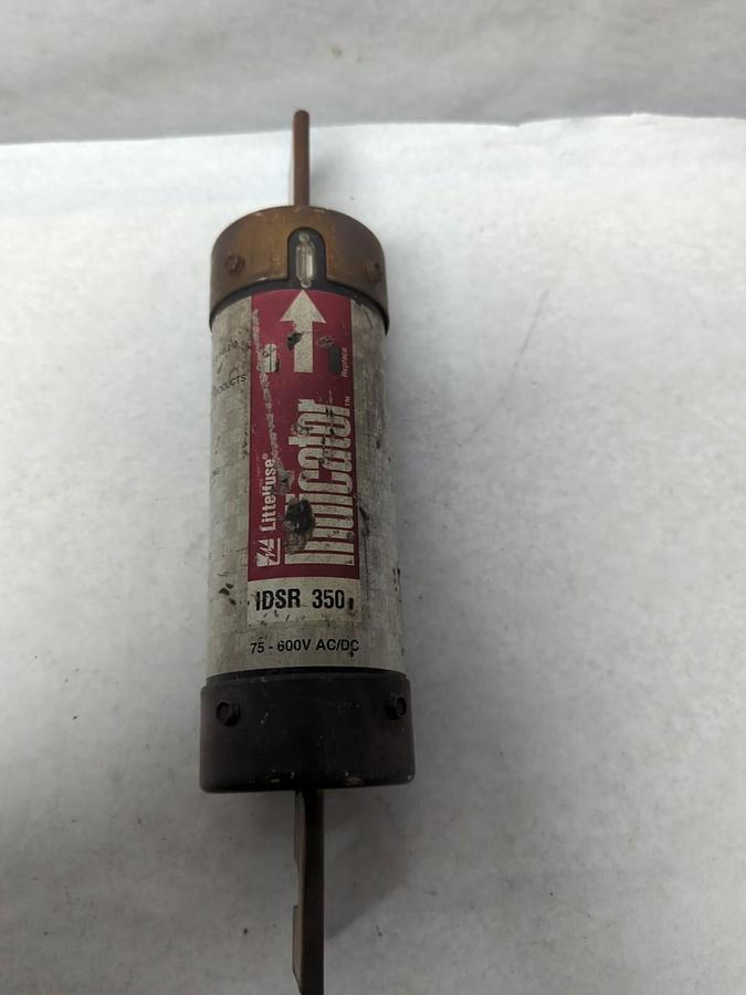 Used LITTELFUSE,IDSR-350,INDICATOR 350 AMP FUSE PRE-OWNED