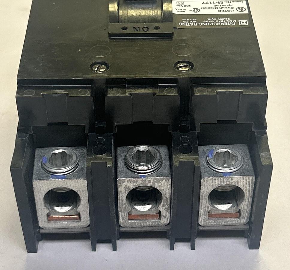 Used SQUARE D,Q2L3225H,CIRCUIT BREAKER 224A 240V 3P