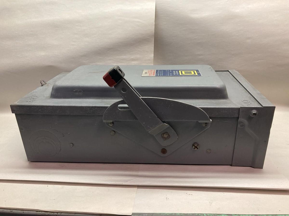 Used Square D,H323NRB,Heavy Duty Safety Switch 100A 240Vac