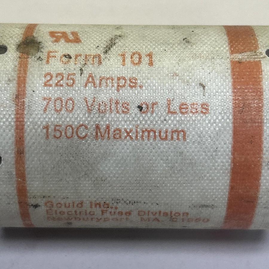 Used GOULD SHAWMUT,A70P225,FUSE 225A 700V