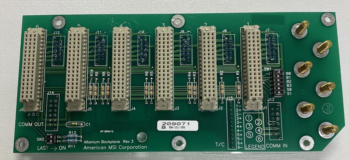 Used American MSI Corporation,209071,PC Board