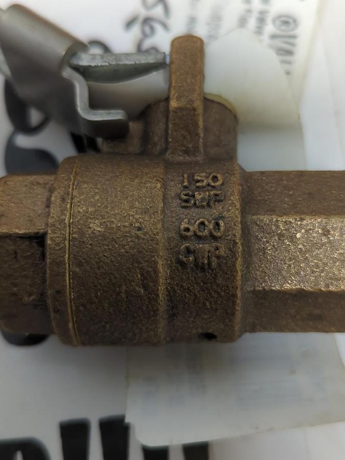 NIBCO,T-585-70-SV,1/2 INCH THREADED SAFETY VENT VALVE W/ LOCKING HANDLE BOX OF 6