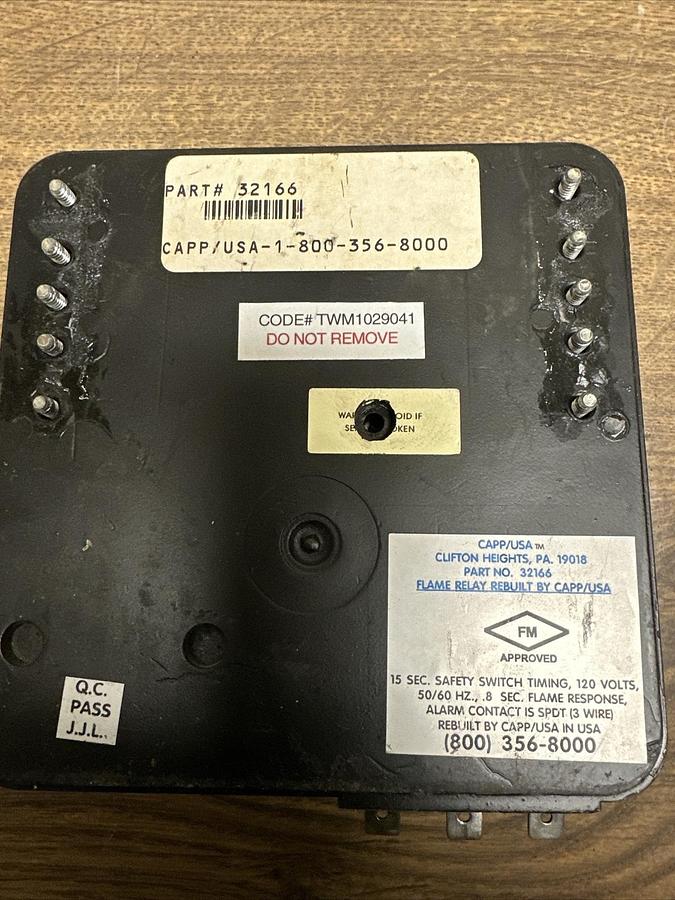 Used Capp,32166,Flame Relay NO Cover