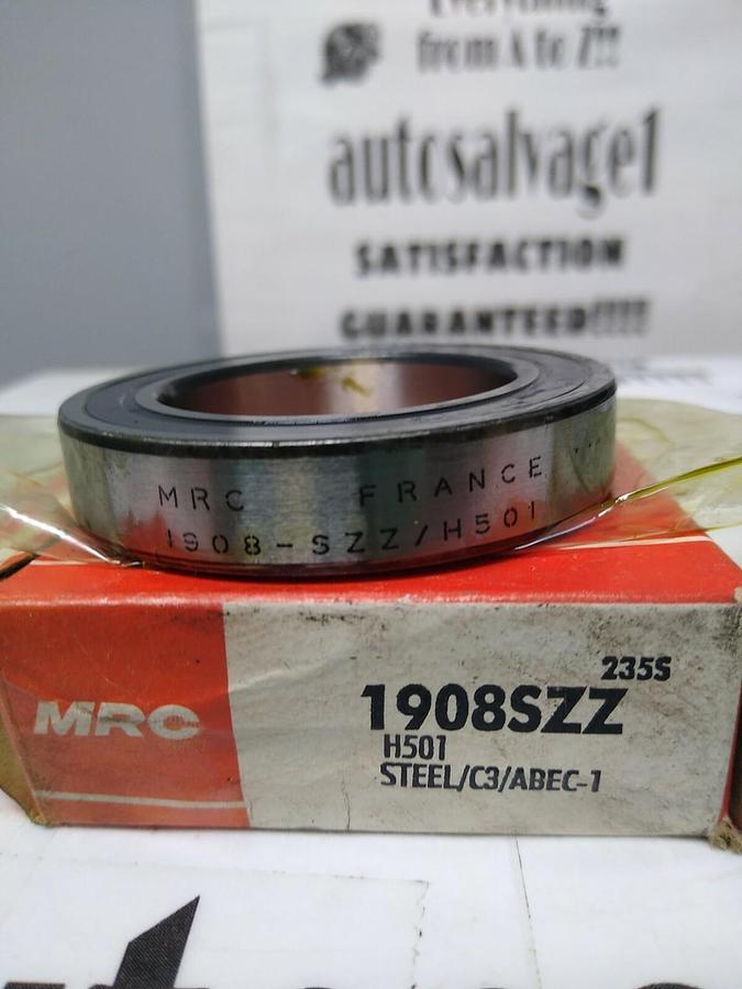 MRC,1908SZZ,Deep Groove Ball Bearing  NOS